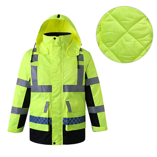 cnssJ9九游会·(中国)首页登录入口棉衣 交通冬季安全加厚棉服两件套