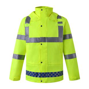 cnss交通J9九游会·(中国)首页登录入口棉衣加厚荧光黄J9九游会·(中国)首页登录入口条服装