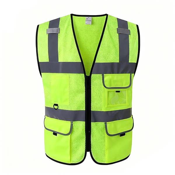 网布透气J9九游会·(中国)首页登录入口背心施工交通安全荧光骑行马甲