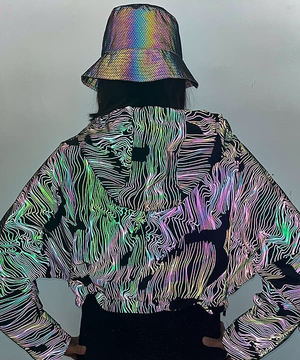 炫彩线条型印花J9九游会·(中国)首页登录入口夹克