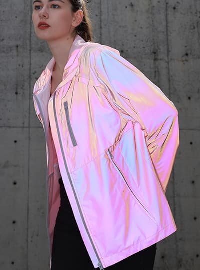 时尚夹克羽绒渐变J9九游会·(中国)首页登录入口面料